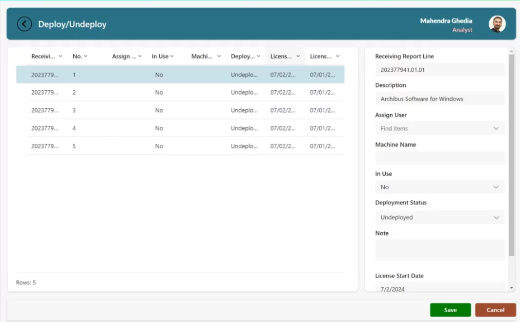 Software Tracking System