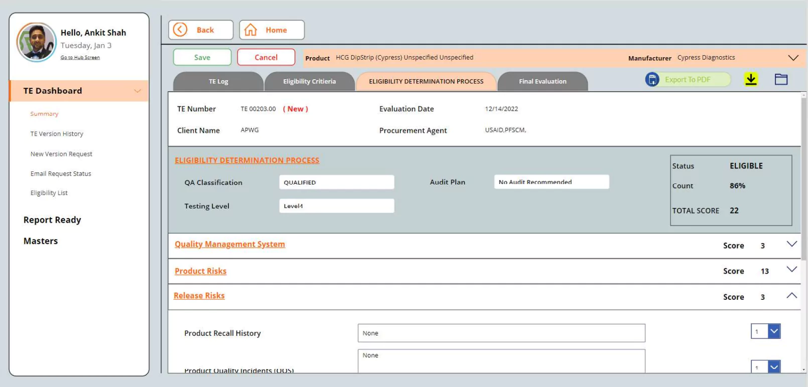Pharmaceutical Project